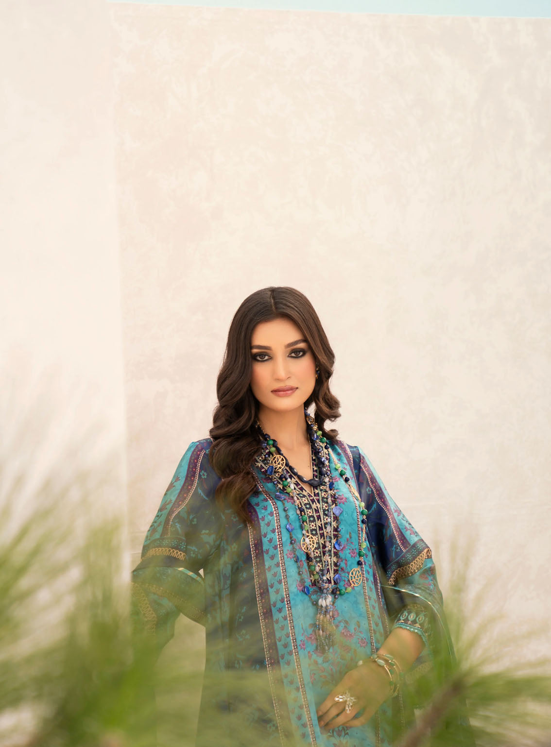 HemStitch Embroidered Silk 3 Piece Unstitched Suit HS24SE D-USC-08 SAHAR HemStitch Embroidered Silk 3 Piece Unstitched Suit HS24SE D-USC-08 SAHAR