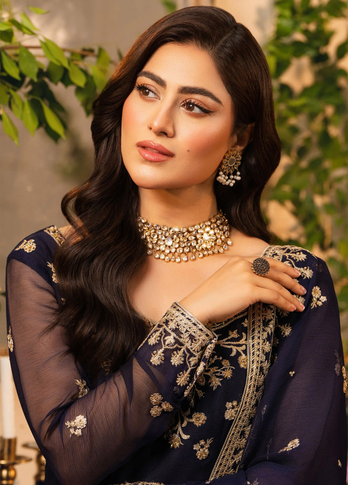 HemStitch Festive Embroidered Chiffon 3 Piece Unstitched Suit HS24FE D-03 ELLE HemStitch Festive Embroidered Chiffon 3 Piece Unstitched Suit HS24FE D-03 ELLE