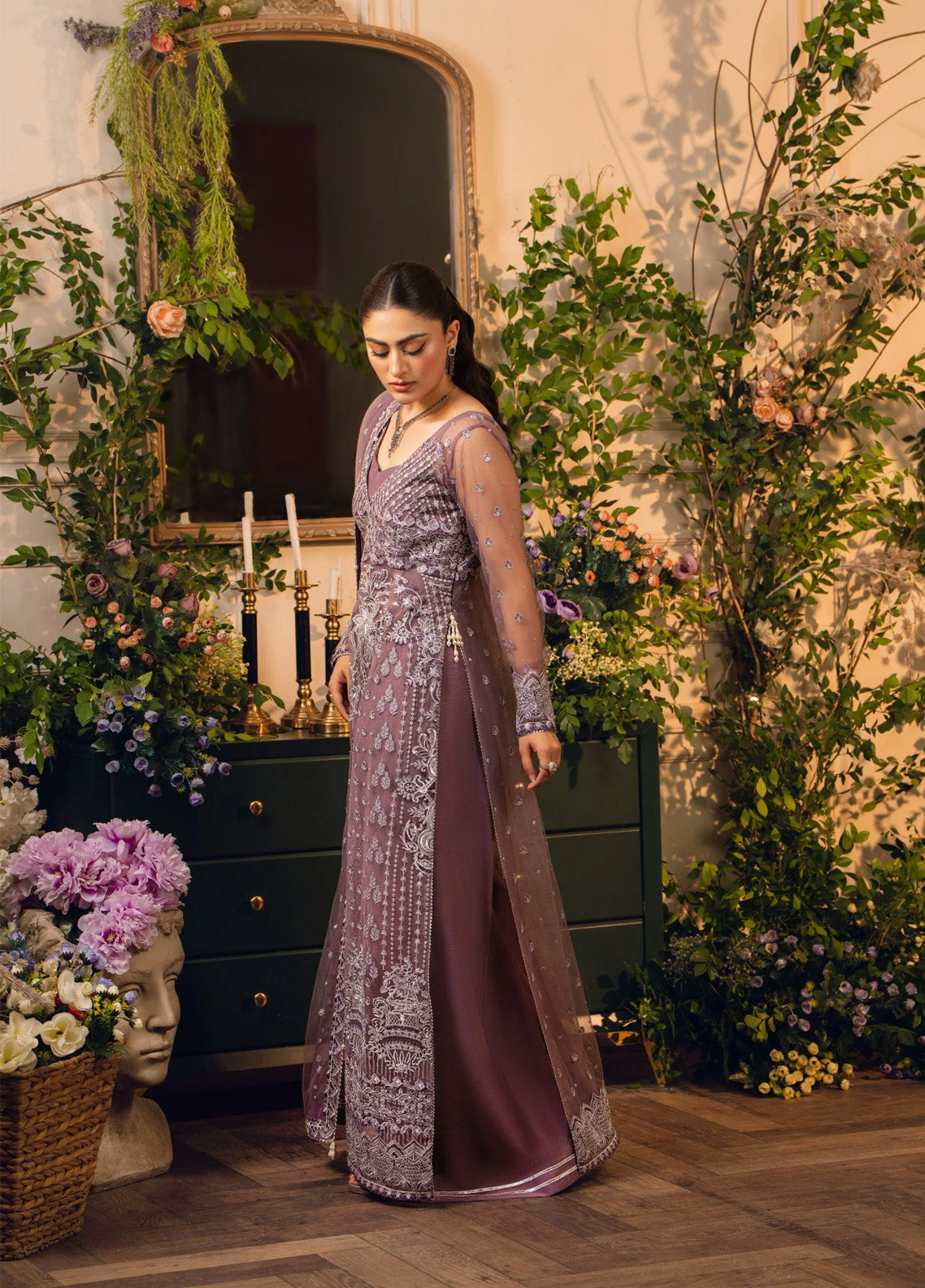 HemStitch Festive Embroidered Net 3 Piece Unstitched Suit HS24FE D-04 MOONLIGHT HemStitch Festive Embroidered Net 3 Piece Unstitched Suit HS24FE D-04 MOONLIGHT