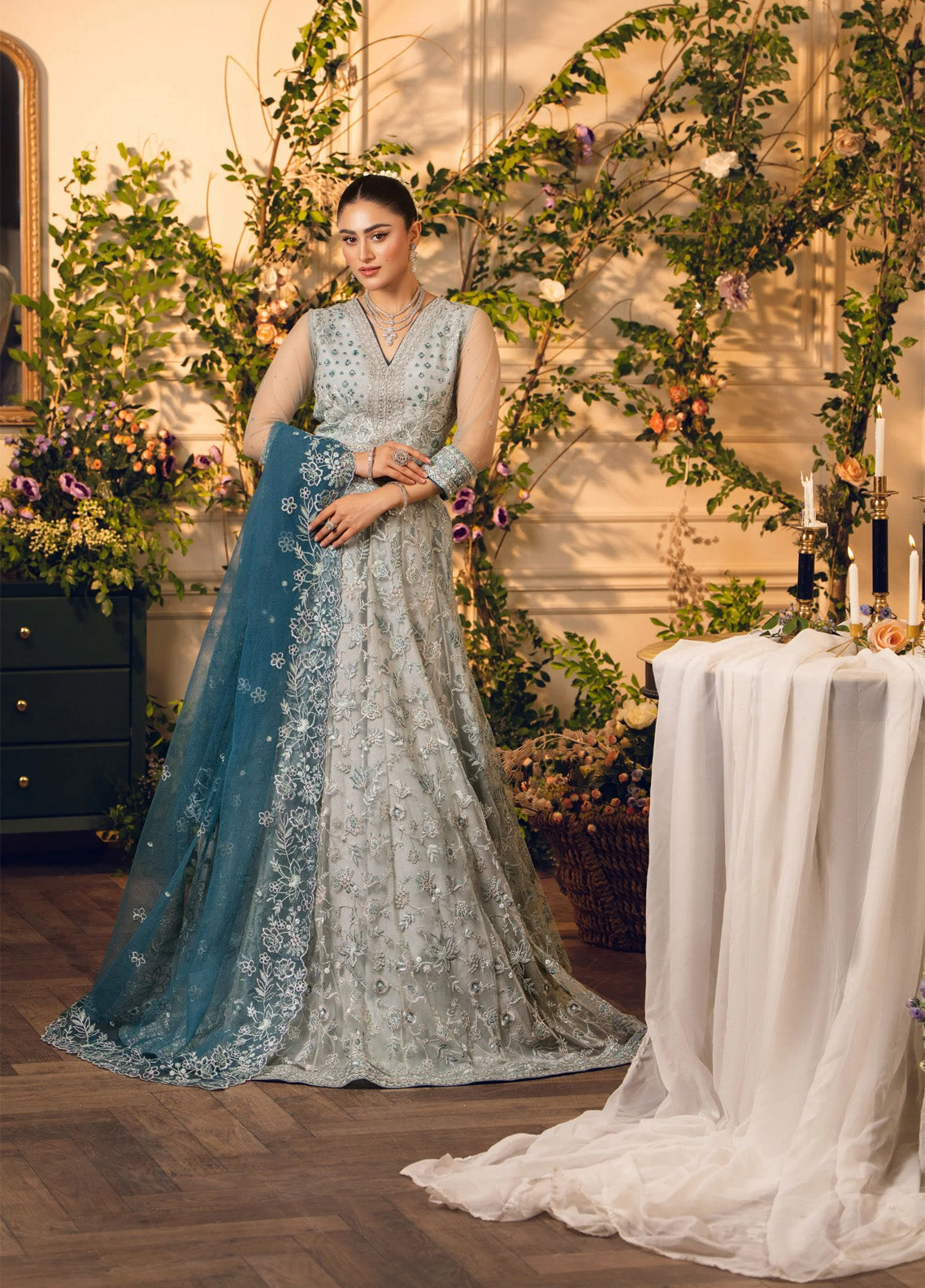 HemStitch Festive Embroidered Net 3 Piece Unstitched Suit HS24FE D-06 LENORA HemStitch Festive Embroidered Net 3 Piece Unstitched Suit HS24FE D-06 LENORA