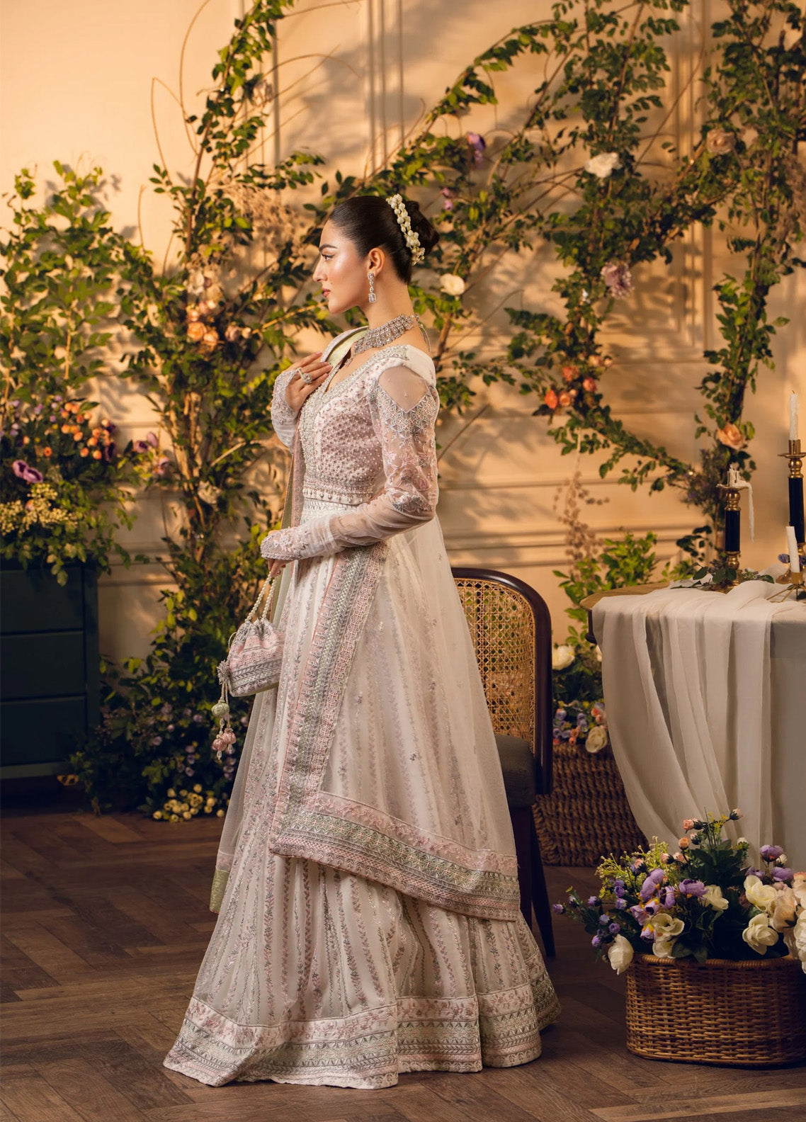 HemStitch Festive Embroidered Net 3 Piece Unstitched Suit HS24FE D-07 ZIRAH HemStitch Festive Embroidered Net 3 Piece Unstitched Suit HS24FE D-07 ZIRAH