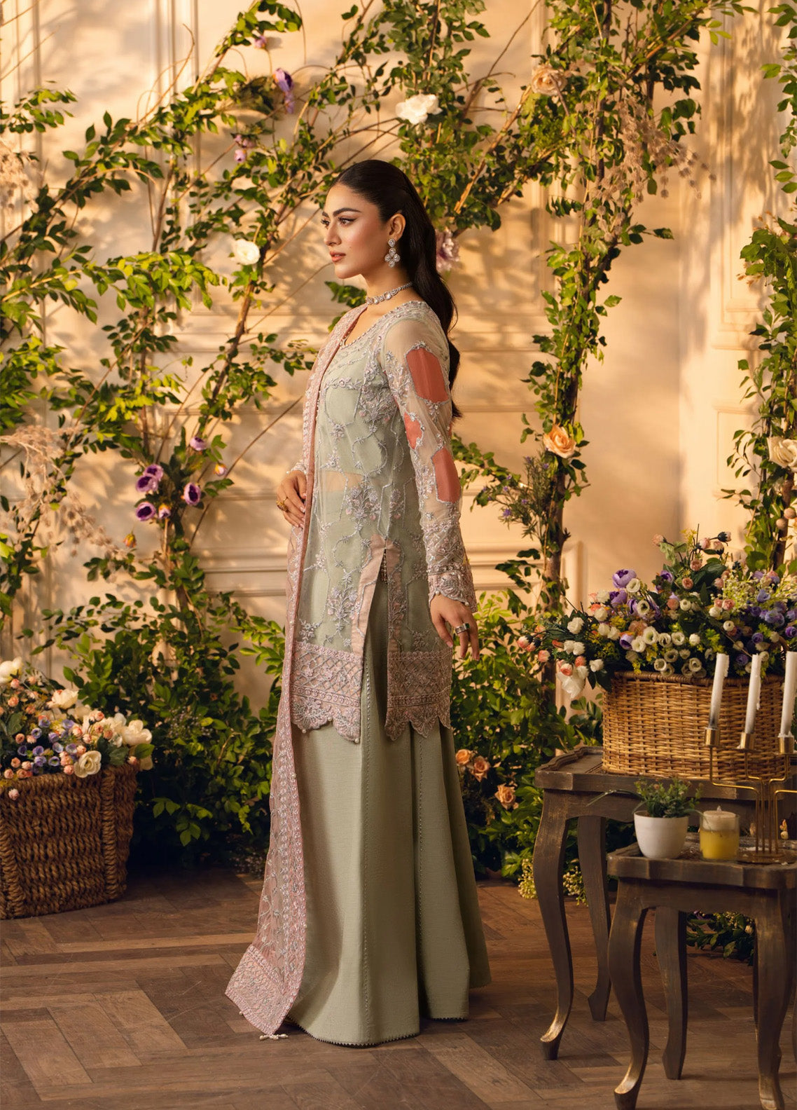 HemStitch Festive Embroidered Net 3 Piece Unstitched Suit HS24FE D-08 ZOEY HemStitch Festive Embroidered Net 3 Piece Unstitched Suit HS24FE D-08 ZOEY