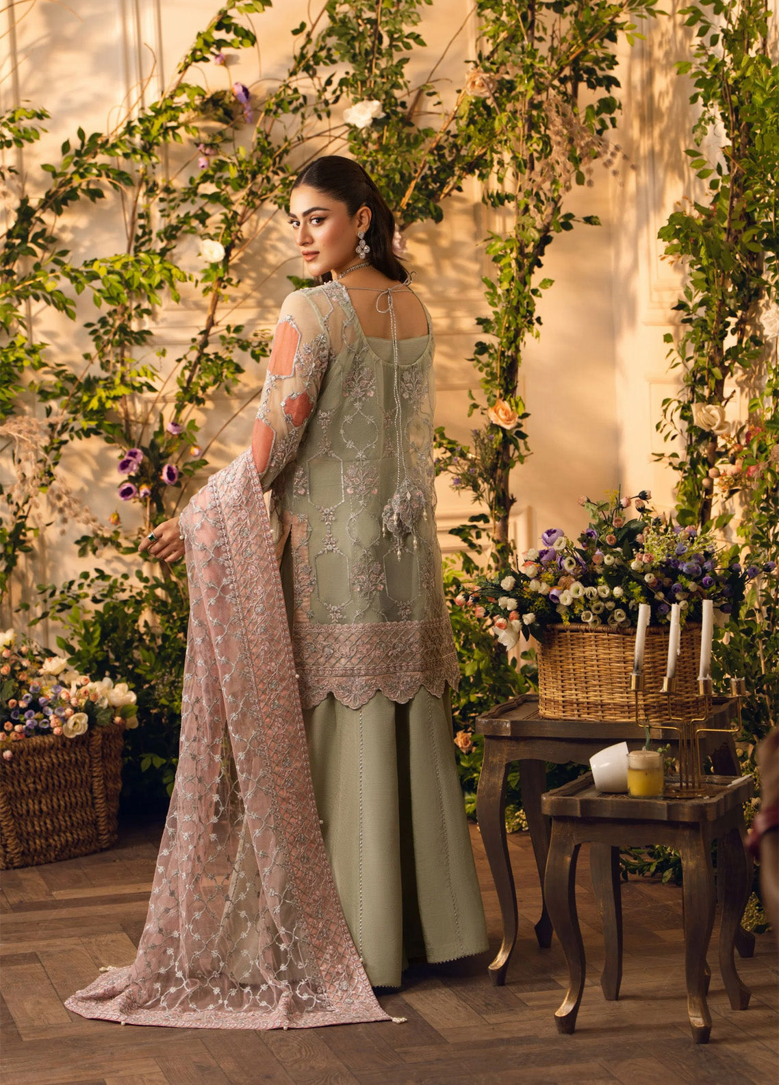 HemStitch Festive Embroidered Net 3 Piece Unstitched Suit HS24FE D-08 ZOEY HemStitch Festive Embroidered Net 3 Piece Unstitched Suit HS24FE D-08 ZOEY