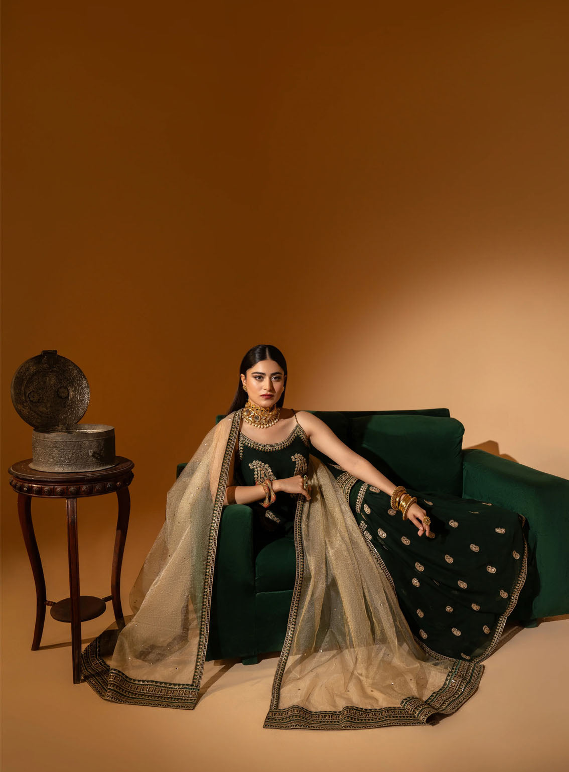 HemStitch Wedding Festive Embroidered Chiffon 3 Piece Unstitched Suit HS24W WDU-03 DHANI HemStitch Wedding Festive Embroidered Chiffon 3 Piece Unstitched Suit HS24W WDU-03 DHANI