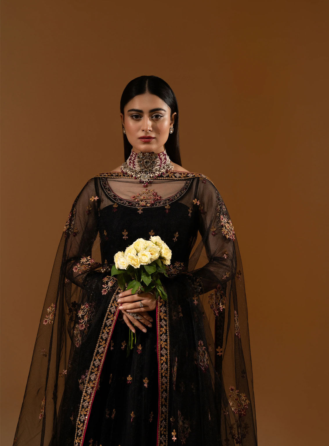 HemStitch Wedding Festive Embroidered Net 3 Piece Unstitched Suit HS24W WDU-02 ROSHNA HemStitch Wedding Festive Embroidered Net 3 Piece Unstitched Suit HS24W WDU-02 ROSHNA