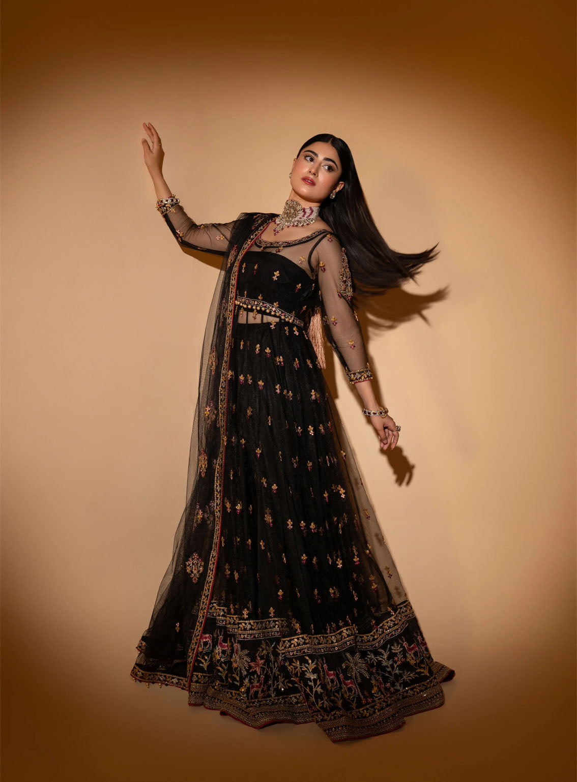 HemStitch Wedding Festive Embroidered Net 3 Piece Unstitched Suit HS24W WDU-02 ROSHNA HemStitch Wedding Festive Embroidered Net 3 Piece Unstitched Suit HS24W WDU-02 ROSHNA