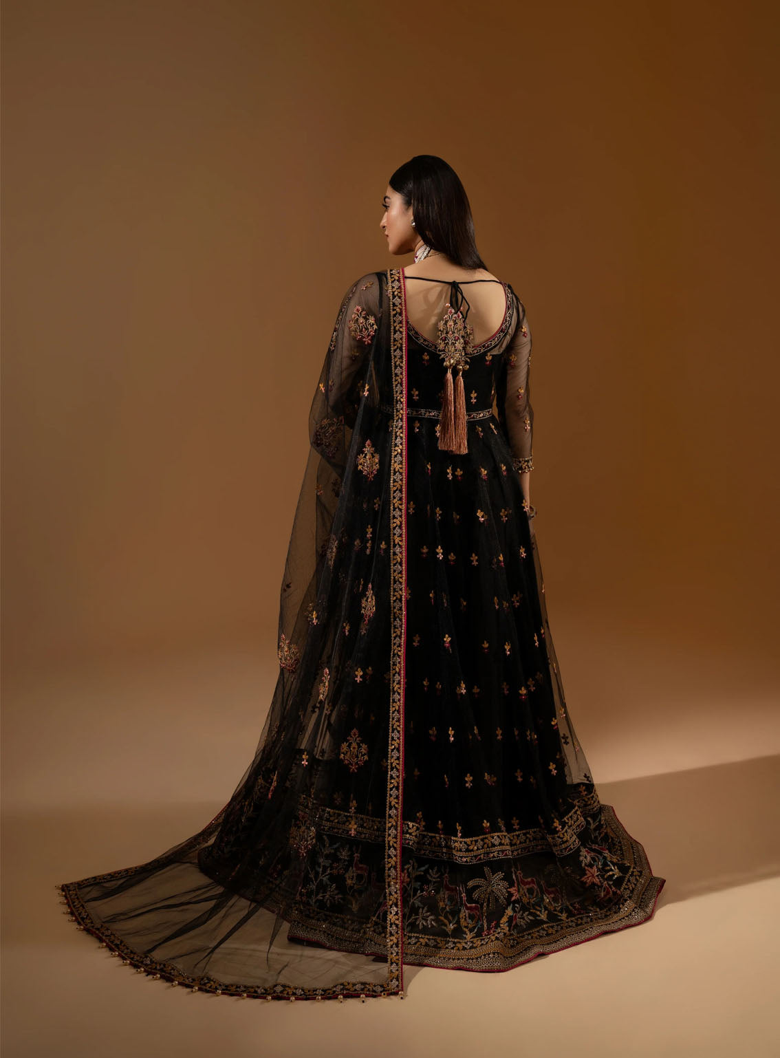 HemStitch Wedding Festive Embroidered Net 3 Piece Unstitched Suit HS24W WDU-02 ROSHNA HemStitch Wedding Festive Embroidered Net 3 Piece Unstitched Suit HS24W WDU-02 ROSHNA