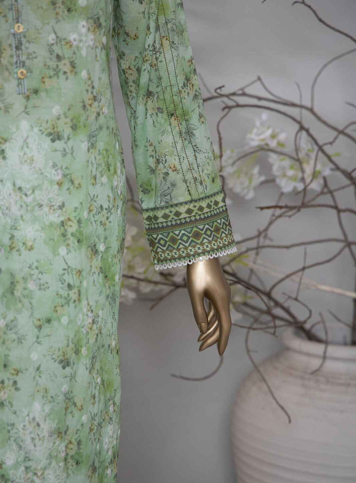 HZ Premium Dhagakari Embroidered Lawn 3 Piece Unstitched Suit HZ24PD D-800 HZ Premium Dhagakari Embroidered Lawn 3 Piece Unstitched Suit HZ24PD D-800