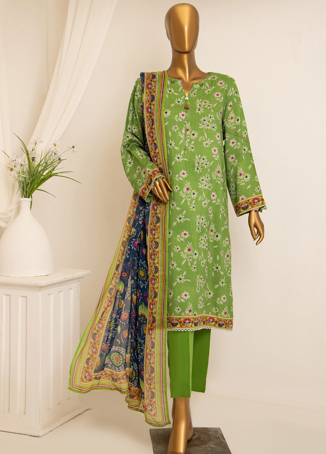 HZ Textile Airjet Filament Viscose Bana Dora Printed 3 Piece Unstitched Suit HZ24FVBD AVP-1104 HZ Textile Airjet Filament Viscose Bana Dora Printed 3 Piece Unstitched Suit HZ24FVBD AVP-1104