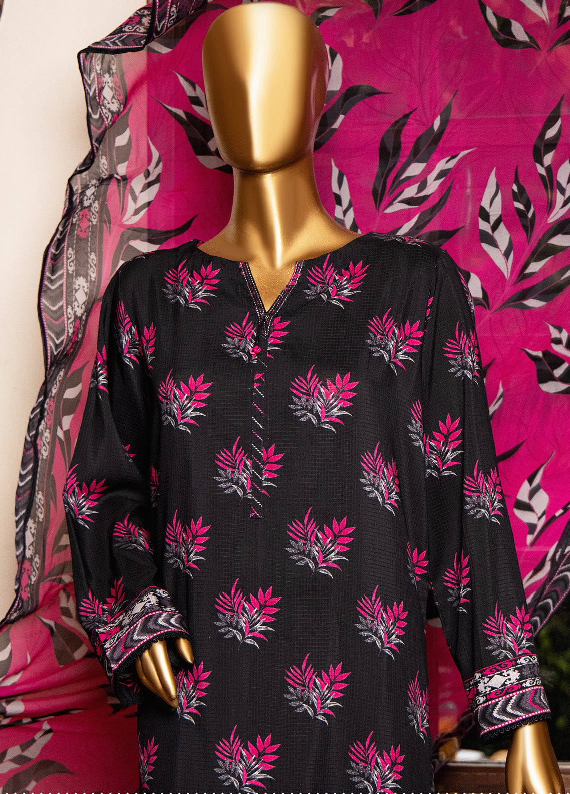 HZ Textile Airjet Filament Viscose Bana Dora Printed 3 Piece Unstitched Suit HZ24FVBD AVP-1105 HZ Textile Airjet Filament Viscose Bana Dora Printed 3 Piece Unstitched Suit HZ24FVBD AVP-1105