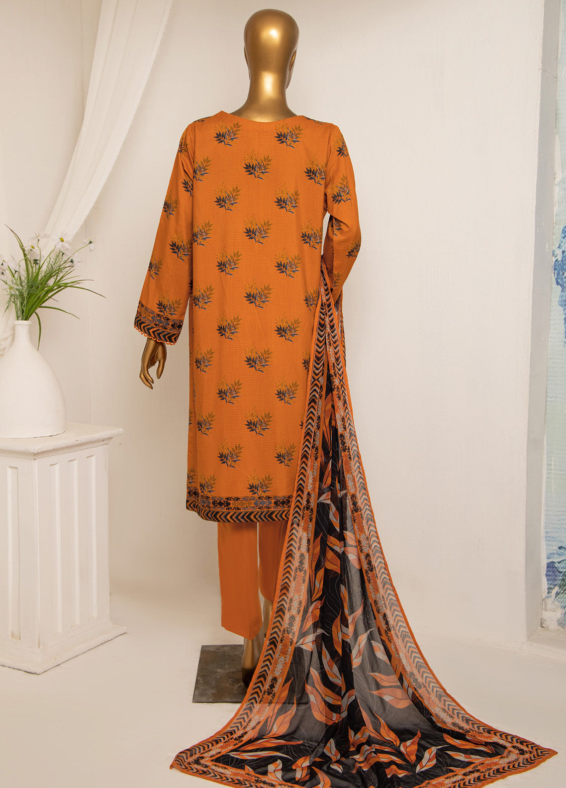 HZ Textile Airjet Filament Viscose Bana Dora Printed 3 Piece Unstitched Suit HZ24FVBD AVP-1106 HZ Textile Airjet Filament Viscose Bana Dora Printed 3 Piece Unstitched Suit HZ24FVBD AVP-1106