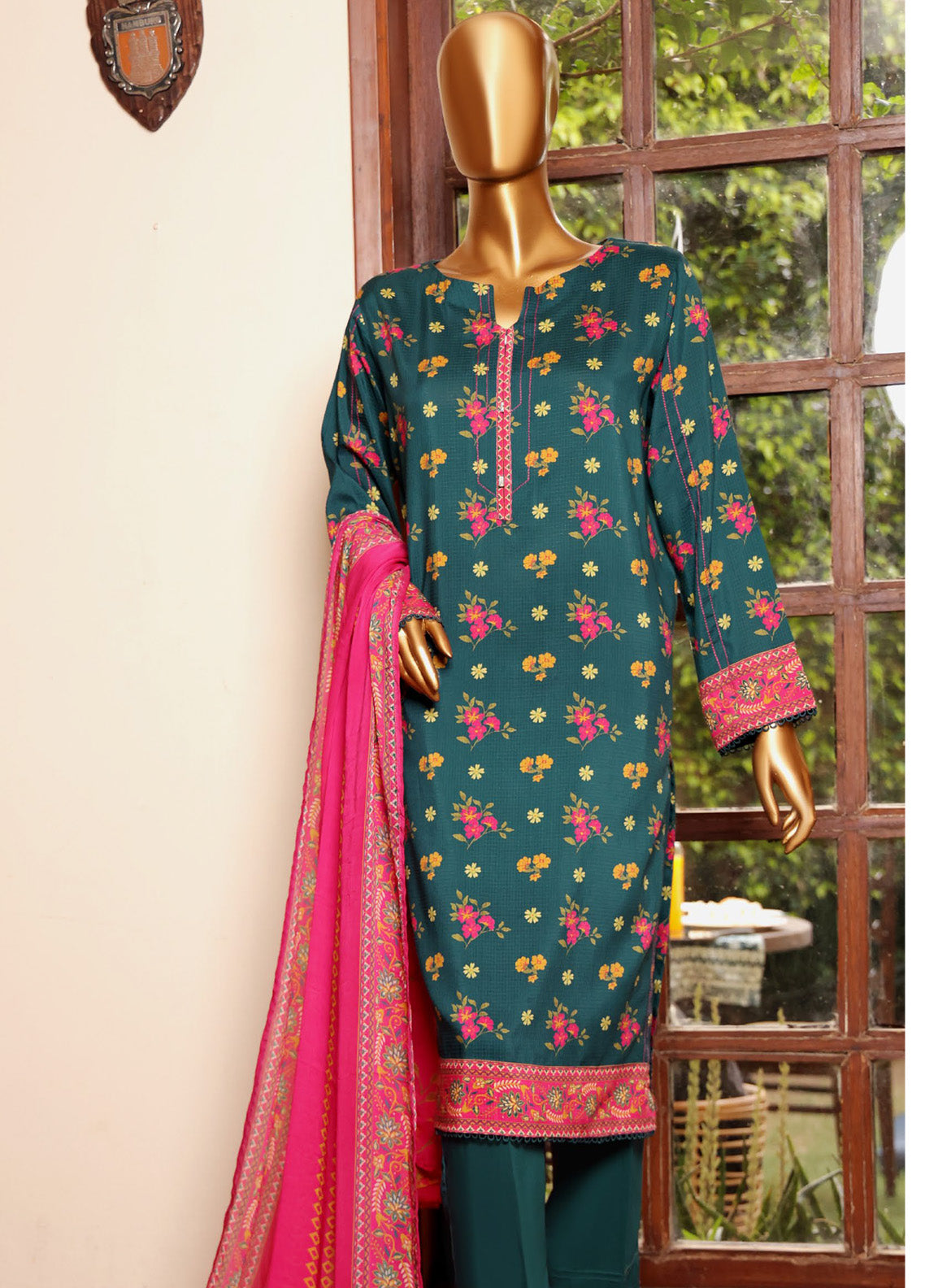 HZ Textile Airjet Filament Viscose Bana Dora Printed 3 Piece Unstitched Suit HZ24FVBD AVP-1107 HZ Textile Airjet Filament Viscose Bana Dora Printed 3 Piece Unstitched Suit HZ24FVBD AVP-1107