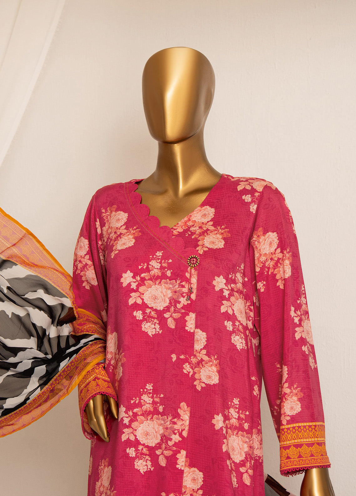 HZ Textile Airjet Filament Viscose Bana Dora Printed 3 Piece Unstitched Suit HZ24FVBD AVP-1110 HZ Textile Airjet Filament Viscose Bana Dora Printed 3 Piece Unstitched Suit HZ24FVBD AVP-1110