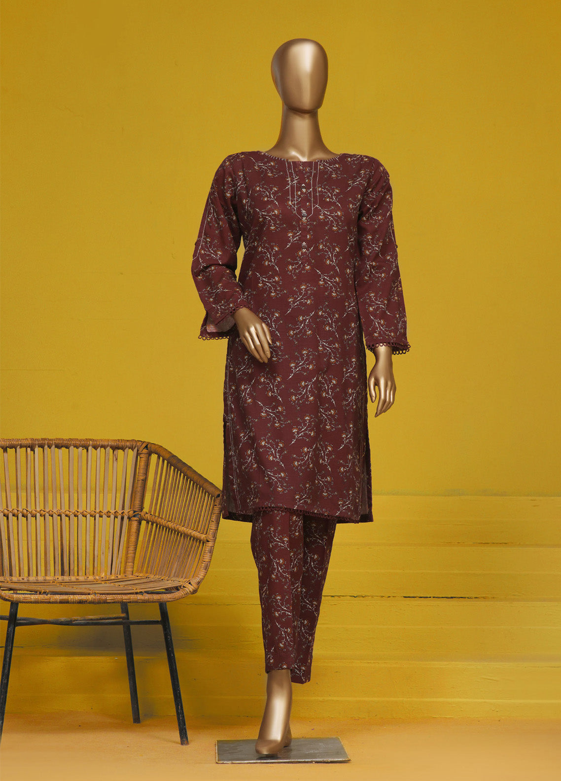 HZ Textile Basics Printed Khaddar 2 Piece Stitched Suit HZ24BPK KPC-908 HZ Textile Basics Printed Khaddar 2 Piece Stitched Suit HZ24BPK KPC-908