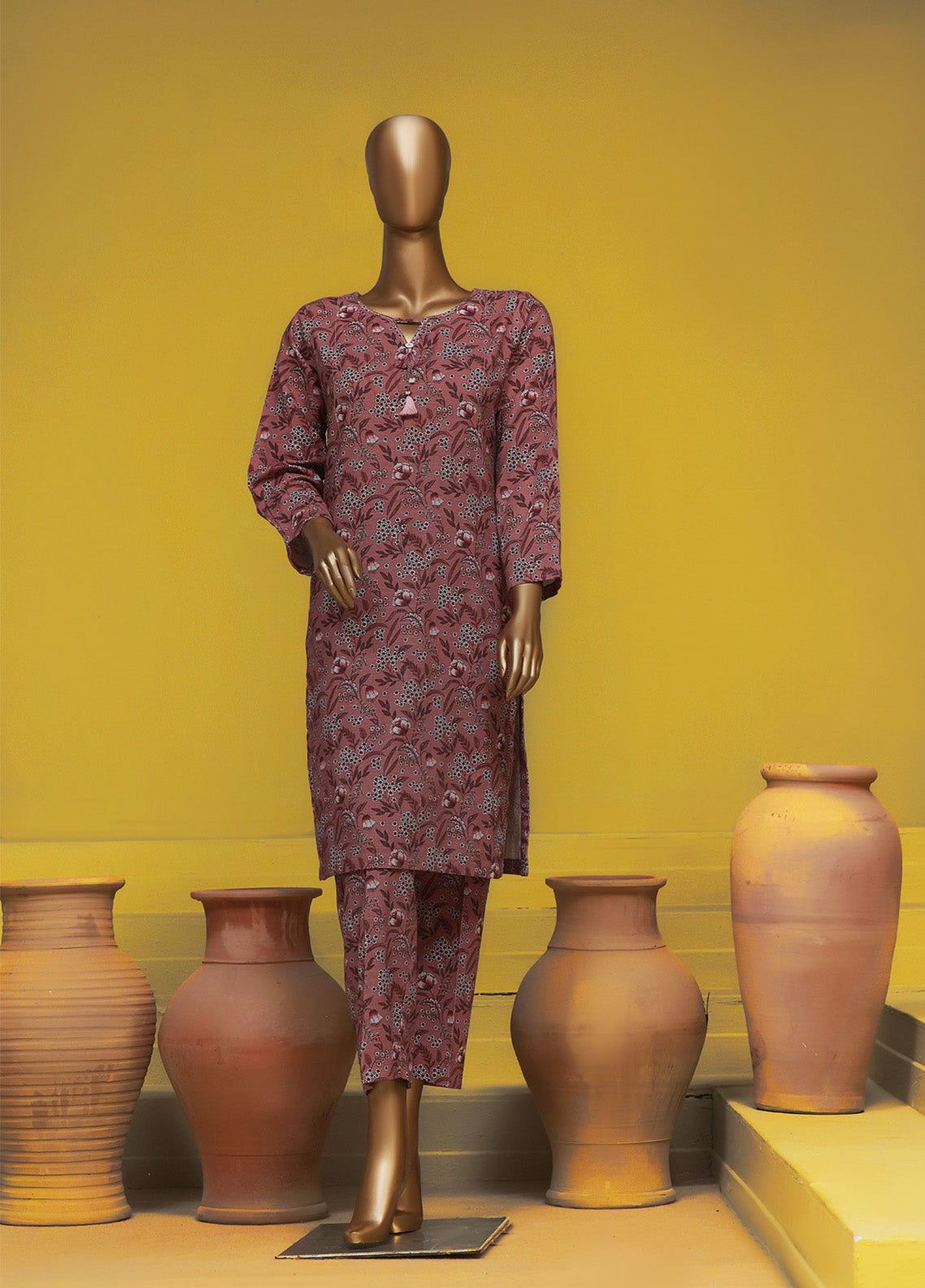 HZ Textile Basics Printed Khaddar 2 Piece Stitched Suit HZ24BPK KPC-910 HZ Textile Basics Printed Khaddar 2 Piece Stitched Suit HZ24BPK KPC-910