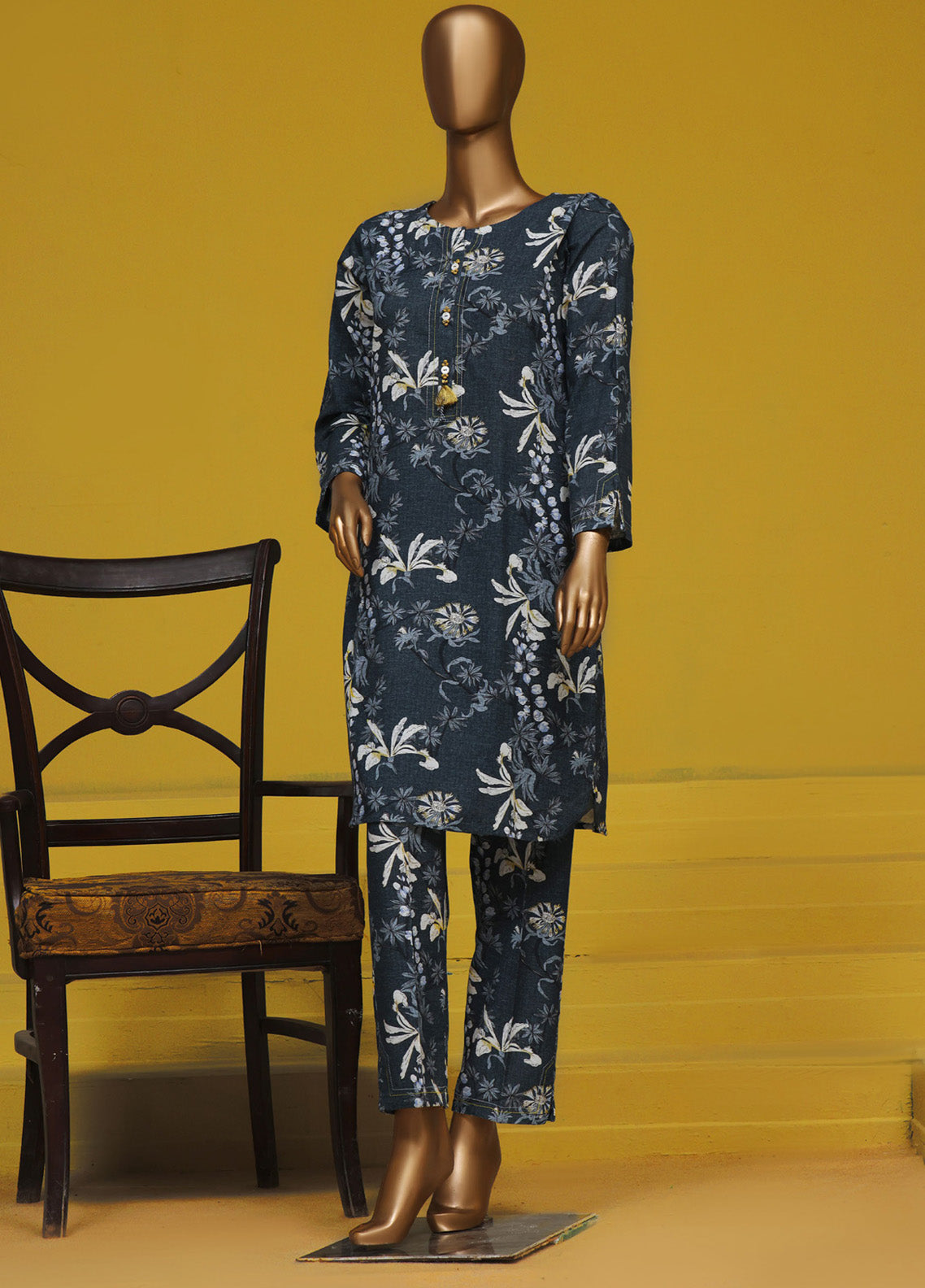 HZ Textile Basics Printed Khaddar 2 Piece Stitched Suit HZ24BPK KPC-911 HZ Textile Basics Printed Khaddar 2 Piece Stitched Suit HZ24BPK KPC-911