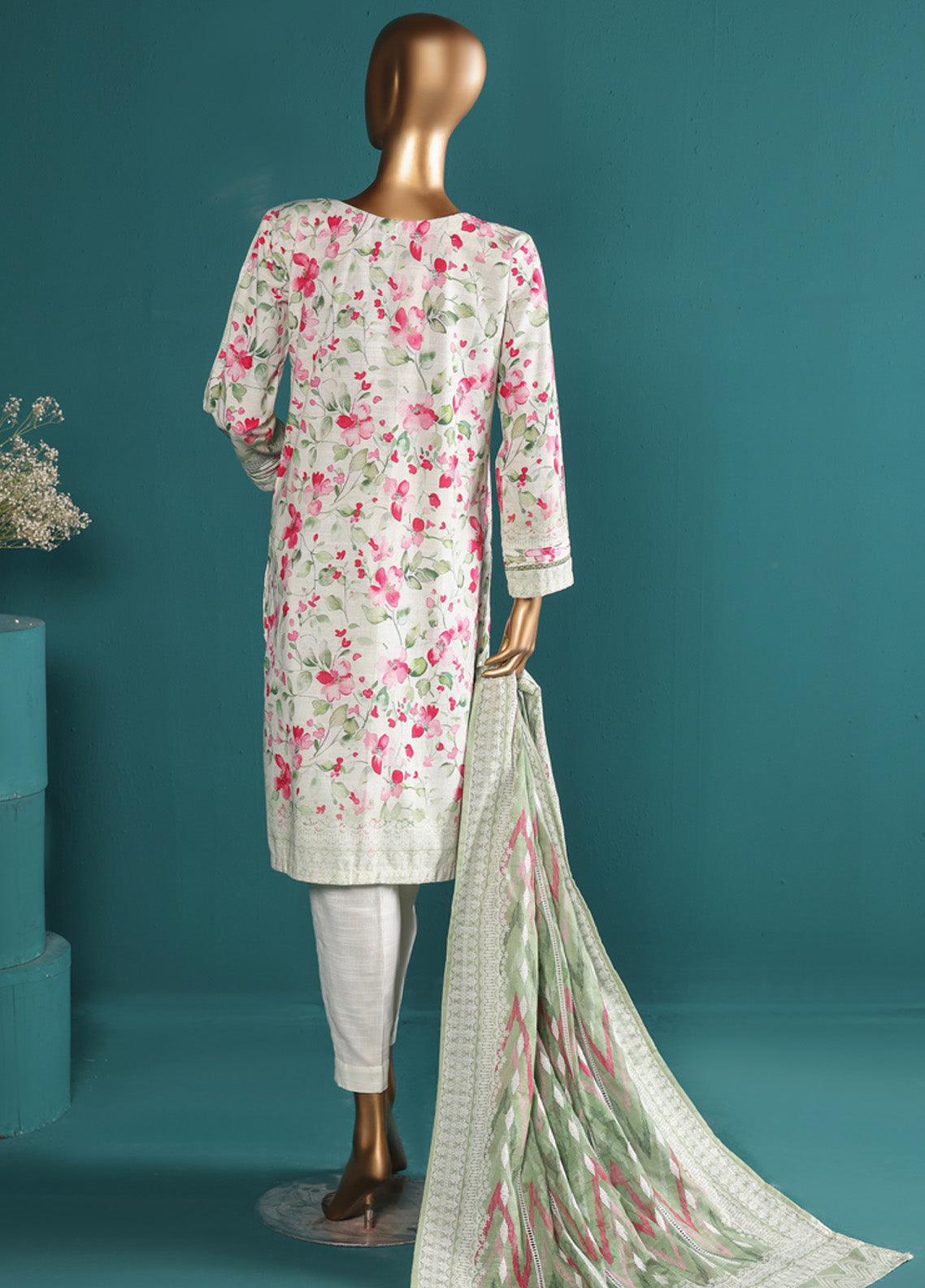 HZ Textile Chikankari Embroidered Khaddar 3 Piece Stitched Suit HZ24PKEC KE-916 HZ Textile Chikankari Embroidered Khaddar 3 Piece Stitched Suit HZ24PKEC KE-916