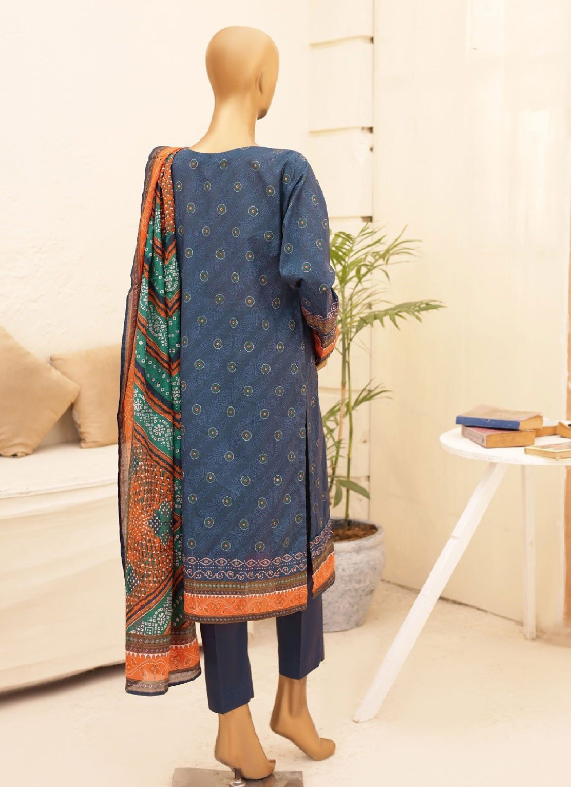 HZ Textile Chunri Printed Lawn 3 Piece Unstitched Suit HZ24C CPC-106A HZ Textile Chunri Printed Lawn 3 Piece Unstitched Suit HZ24C CPC-106A