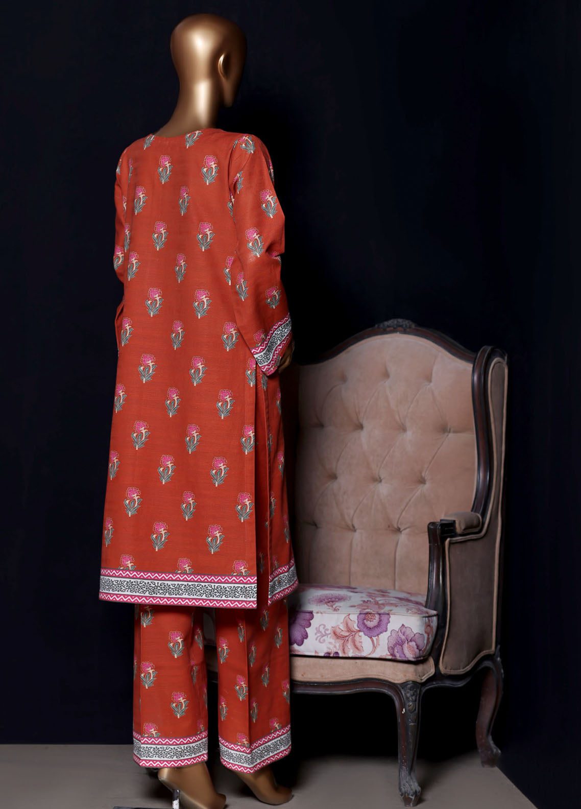 HZ Textile Co-Ord's Printed Khaddar 2 Piece Stitched Suit HZ25PK KPT-2585 HZ Textile Co-Ord's Printed Khaddar 2 Piece Stitched Suit HZ25PK KPT-2585
