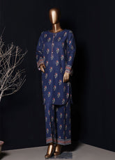 HZ Textile Co-Ord's Printed Khaddar 2 Piece Stitched Suit HZ25PK KPT-2586
