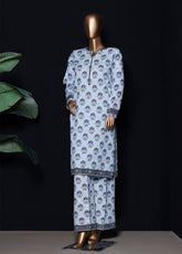 HZ Textile Co-Ord's Printed Khaddar 2 Piece Stitched Suit HZ25PK KPT-2589