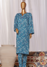 HZ Textile Co-Ords Mid Summer Printed 2 Piece Unstitched Suit HZ24CO MSC-1057