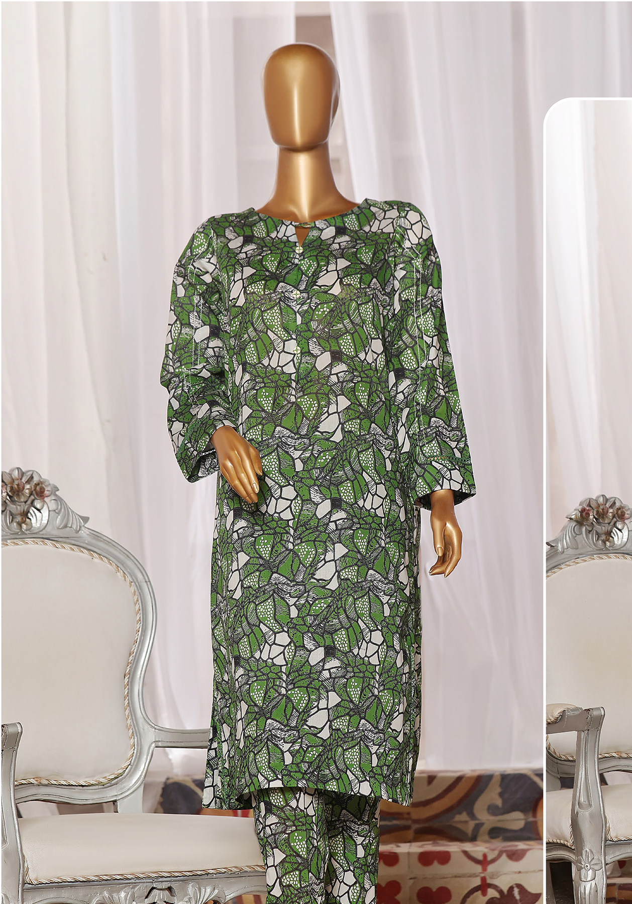 HZ Textile Co-Ords Mid Summer Printed 2 Piece Unstitched Suit HZ24CO MSC-1058 HZ Textile Co-Ords Mid Summer Printed 2 Piece Unstitched Suit HZ24CO MSC-1058