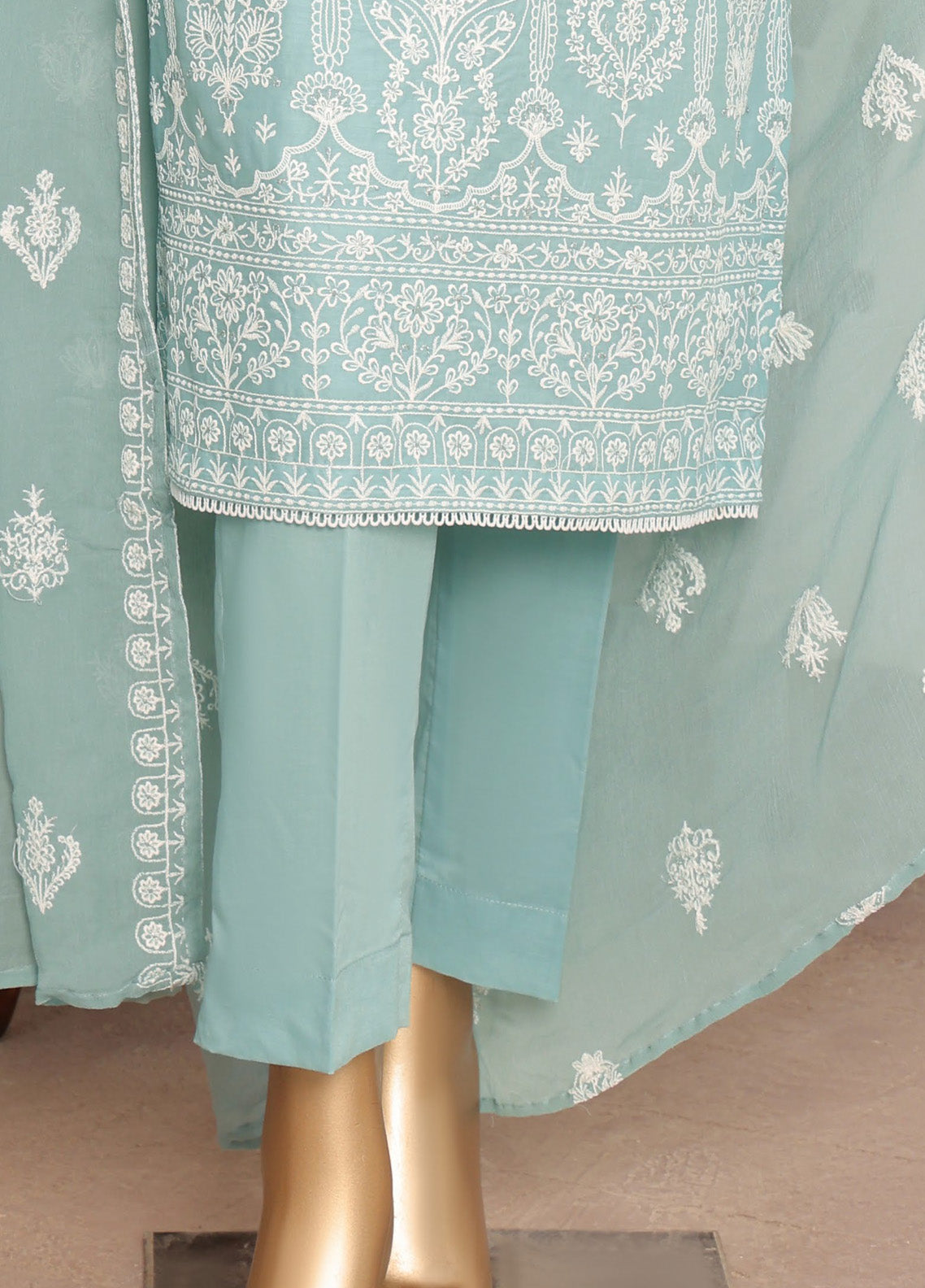 HZ Textile Lucknowi Chikankari Embroidered Lawn 3 Piece Unstitched Suit HZ24LC LCE-08 HZ Textile Lucknowi Chikankari Embroidered Lawn 3 Piece Unstitched Suit HZ24LC LCE-08