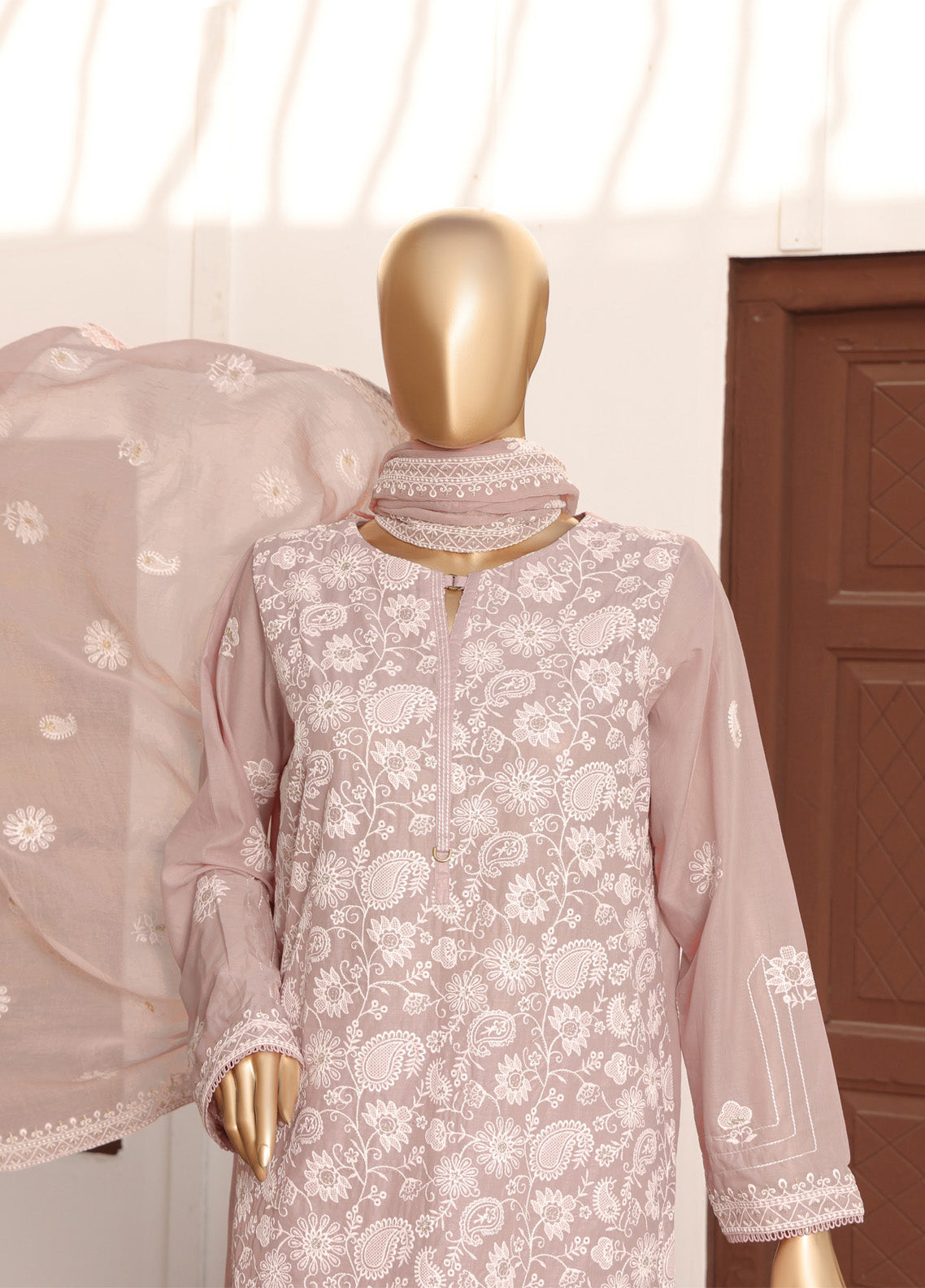 HZ Textile Lucknowi Chikankari Embroidered Lawn 3 Piece Unstitched Suit HZ24LC LCE-10 HZ Textile Lucknowi Chikankari Embroidered Lawn 3 Piece Unstitched Suit HZ24LC LCE-10