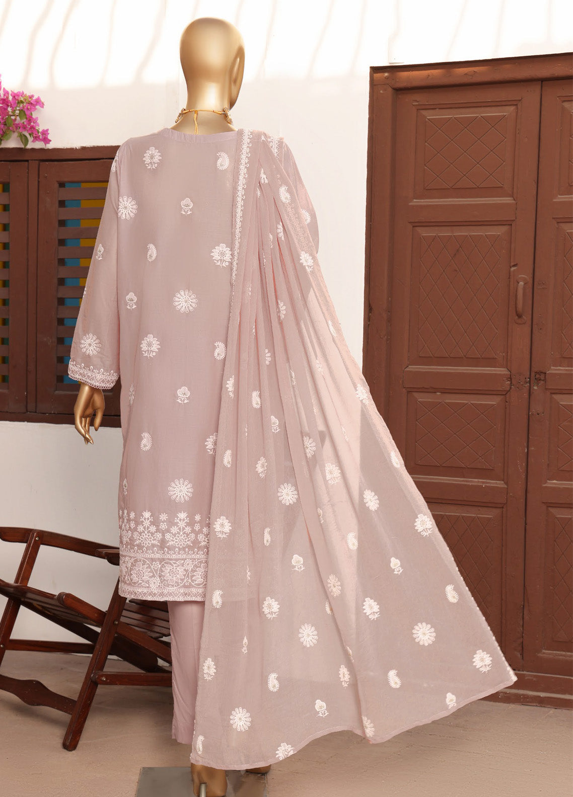 HZ Textile Lucknowi Chikankari Embroidered Lawn 3 Piece Unstitched Suit HZ24LC LCE-10 HZ Textile Lucknowi Chikankari Embroidered Lawn 3 Piece Unstitched Suit HZ24LC LCE-10