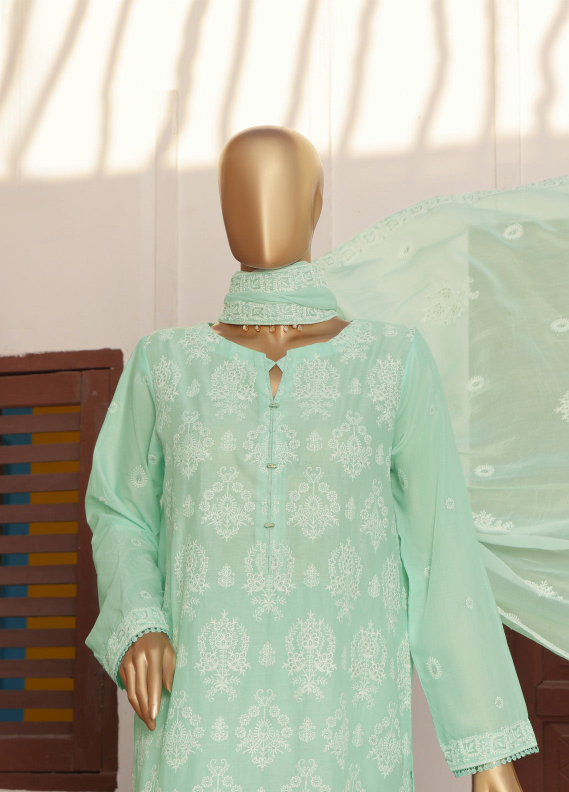 HZ Textile Lucknowi Chikankari Embroidered Lawn 3 Piece Unstitched Suit HZ24LC LCE-11 HZ Textile Lucknowi Chikankari Embroidered Lawn 3 Piece Unstitched Suit HZ24LC LCE-11