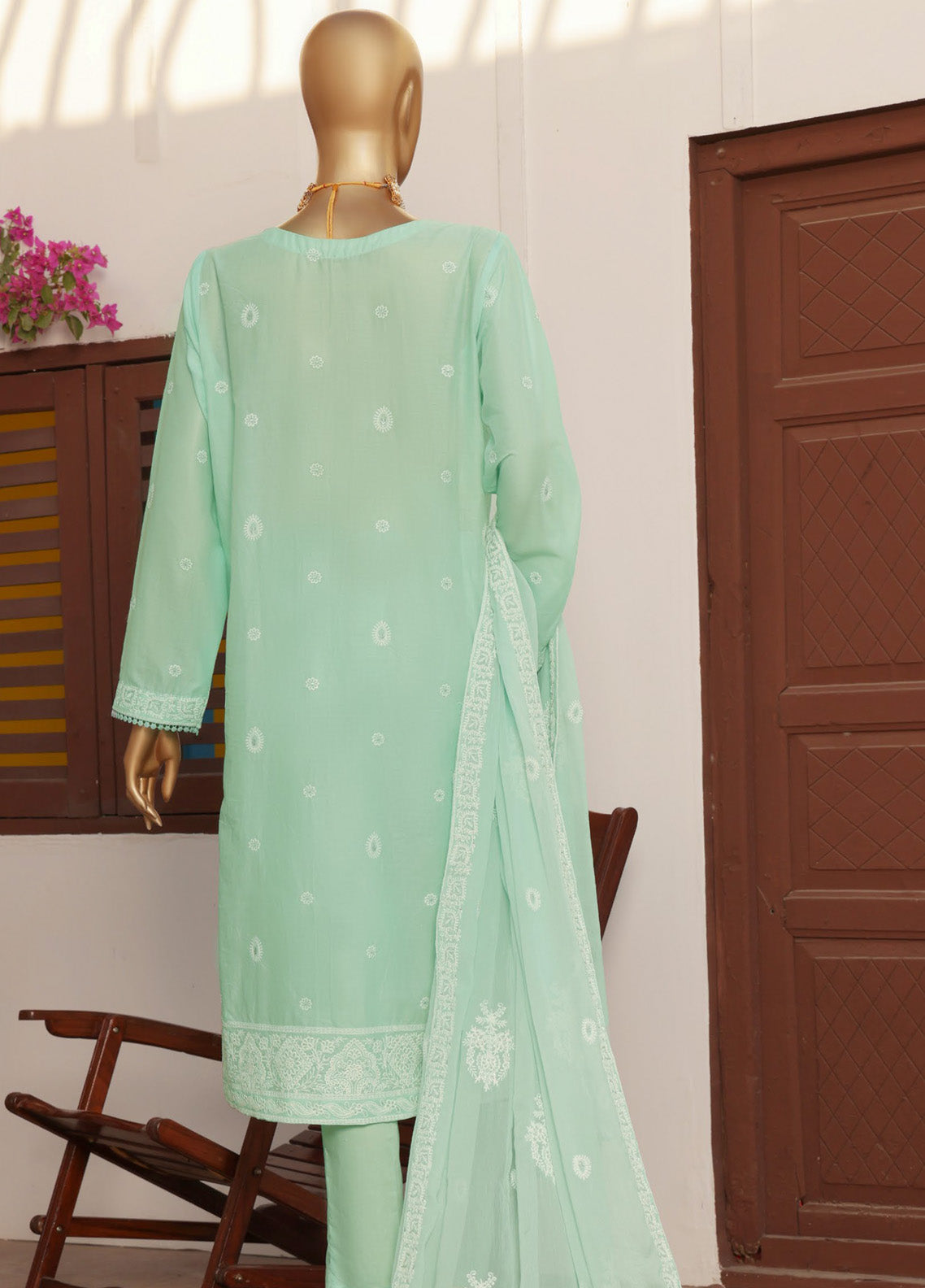 HZ Textile Lucknowi Chikankari Embroidered Lawn 3 Piece Unstitched Suit HZ24LC LCE-11 HZ Textile Lucknowi Chikankari Embroidered Lawn 3 Piece Unstitched Suit HZ24LC LCE-11