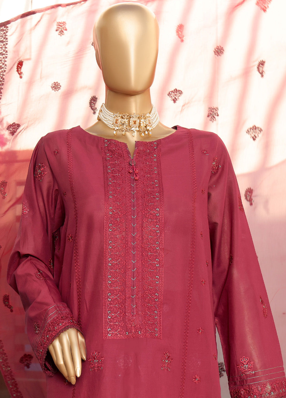 HZ Textile Lucknowi Chikankari Embroidered Lawn 3 Piece Unstitched Suit HZ24LC LCE-12 HZ Textile Lucknowi Chikankari Embroidered Lawn 3 Piece Unstitched Suit HZ24LC LCE-12