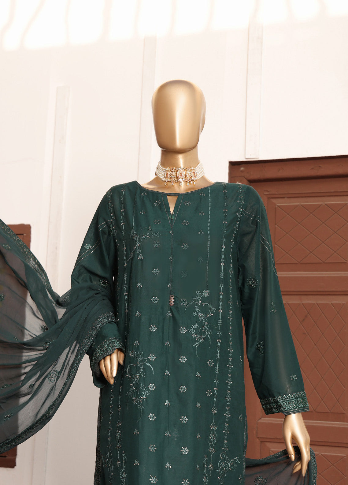 HZ Textile Lucknowi Chikankari Embroidered Lawn 3 Piece Unstitched Suit HZ24LC LCE-13 HZ Textile Lucknowi Chikankari Embroidered Lawn 3 Piece Unstitched Suit HZ24LC LCE-13