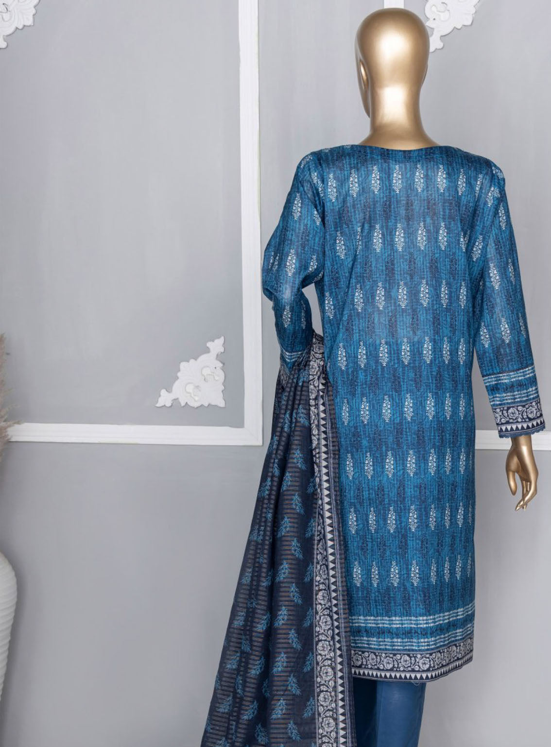 HZ Textile Platinum Digital Printed Lawn 3 Piece Unstitched Suit HZ24PZD PPC-105 HZ Textile Platinum Digital Printed Lawn 3 Piece Unstitched Suit HZ24PZD PPC-105