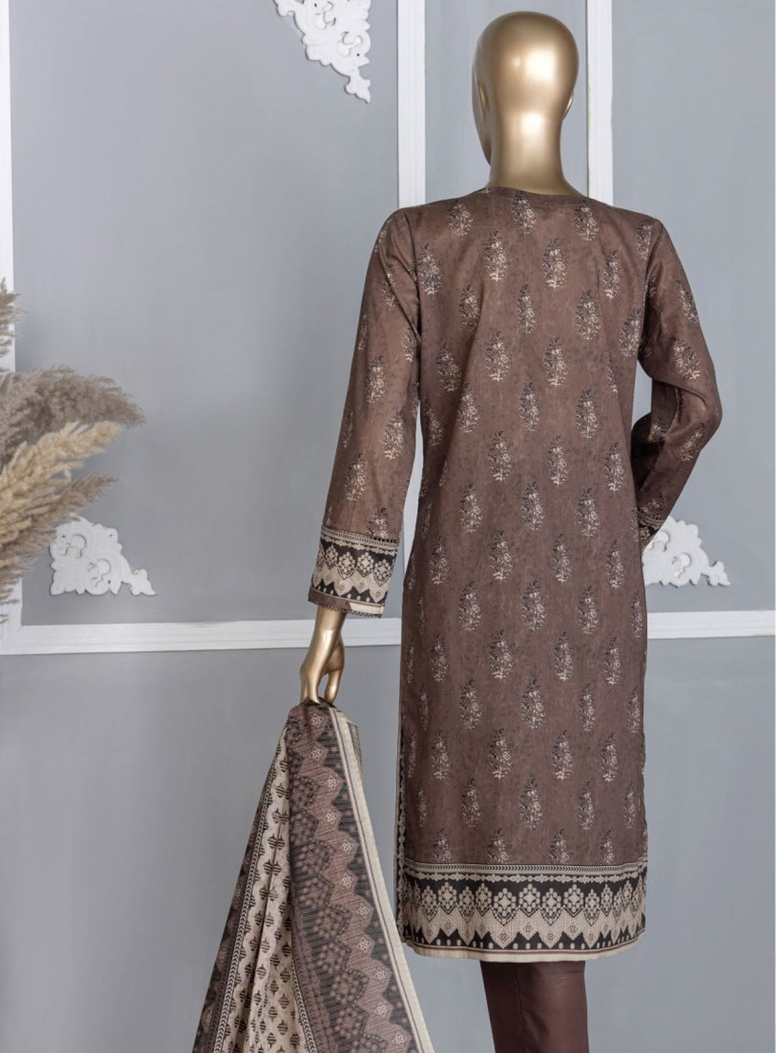 HZ Textile Platinum Digital Printed Lawn 3 Piece Unstitched Suit HZ24PZD PPC-109 HZ Textile Platinum Digital Printed Lawn 3 Piece Unstitched Suit HZ24PZD PPC-109