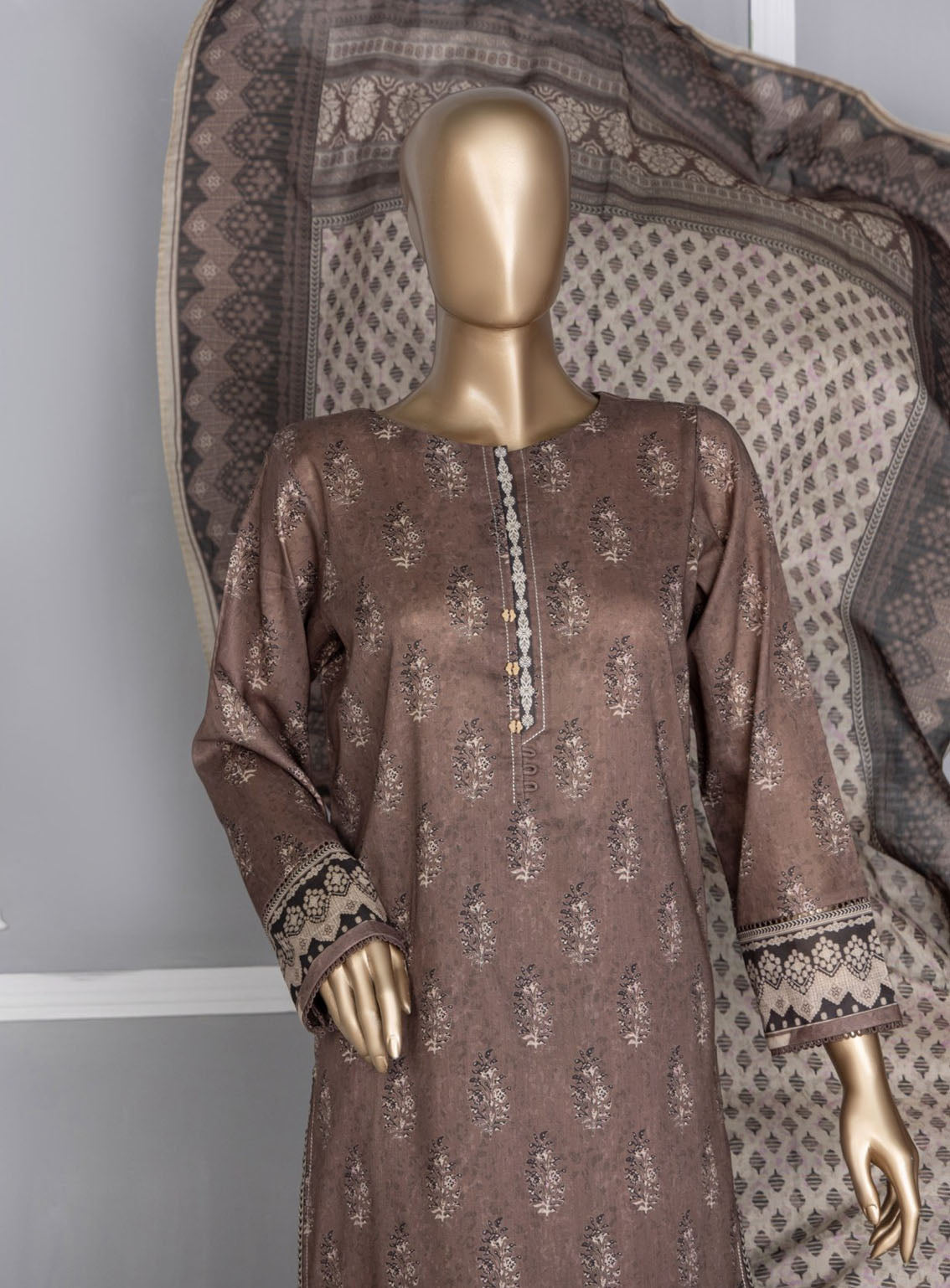 HZ Textile Platinum Digital Printed Lawn 3 Piece Unstitched Suit HZ24PZD PPC-109 HZ Textile Platinum Digital Printed Lawn 3 Piece Unstitched Suit HZ24PZD PPC-109