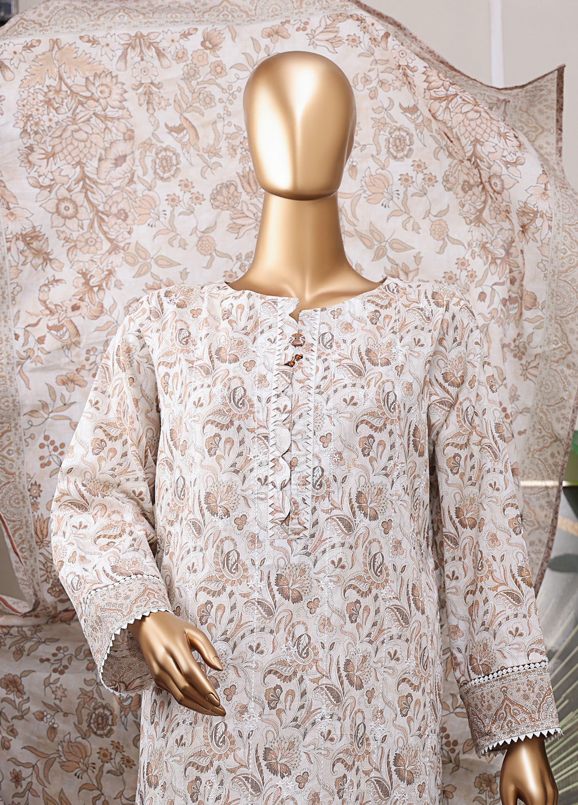 HZ Textile Premium Chikankari Embroidered Lawn 3 Piece Unstitched Suit HZ25PCPLD PCP-532 HZ Textile Premium Chikankari Embroidered Lawn 3 Piece Unstitched Suit HZ25PCPLD PCP-532