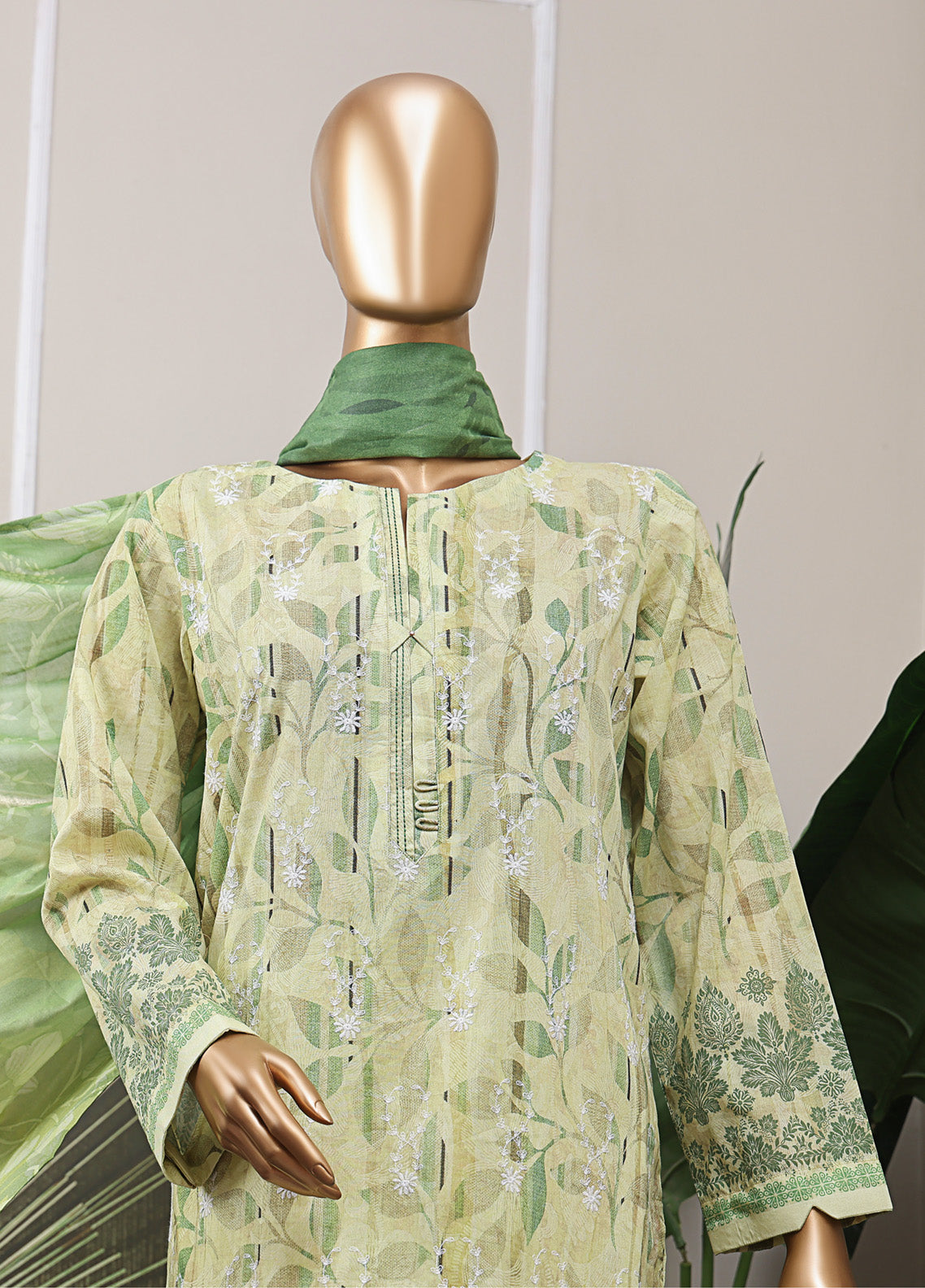 HZ Textile Premium Chikankari Embroidered Lawn 3 Piece Unstitched Suit HZ25PCPLD PCP-534 HZ Textile Premium Chikankari Embroidered Lawn 3 Piece Unstitched Suit HZ25PCPLD PCP-534