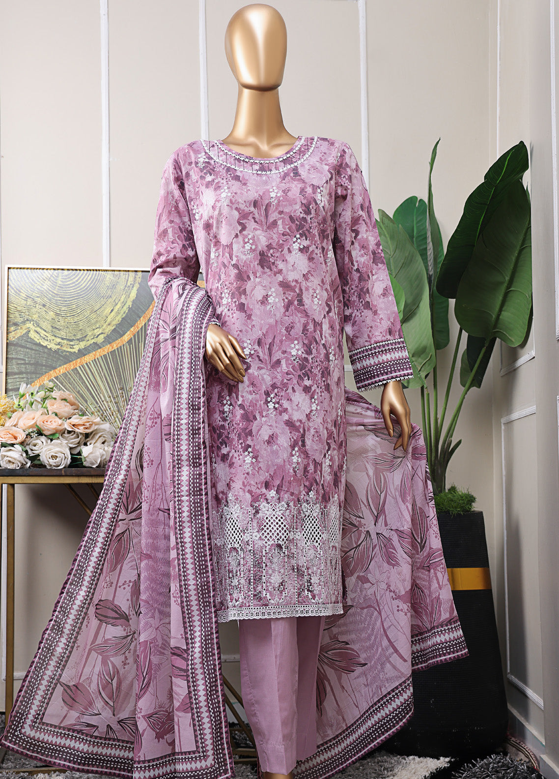 HZ Textile Premium Chikankari Embroidered Lawn 3 Piece Unstitched Suit HZ25PCPLD PCP-535 HZ Textile Premium Chikankari Embroidered Lawn 3 Piece Unstitched Suit HZ25PCPLD PCP-535