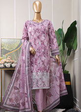 HZ Textile Premium Chikankari Embroidered Lawn 3 Piece Unstitched Suit HZ25PCPLD PCP-535