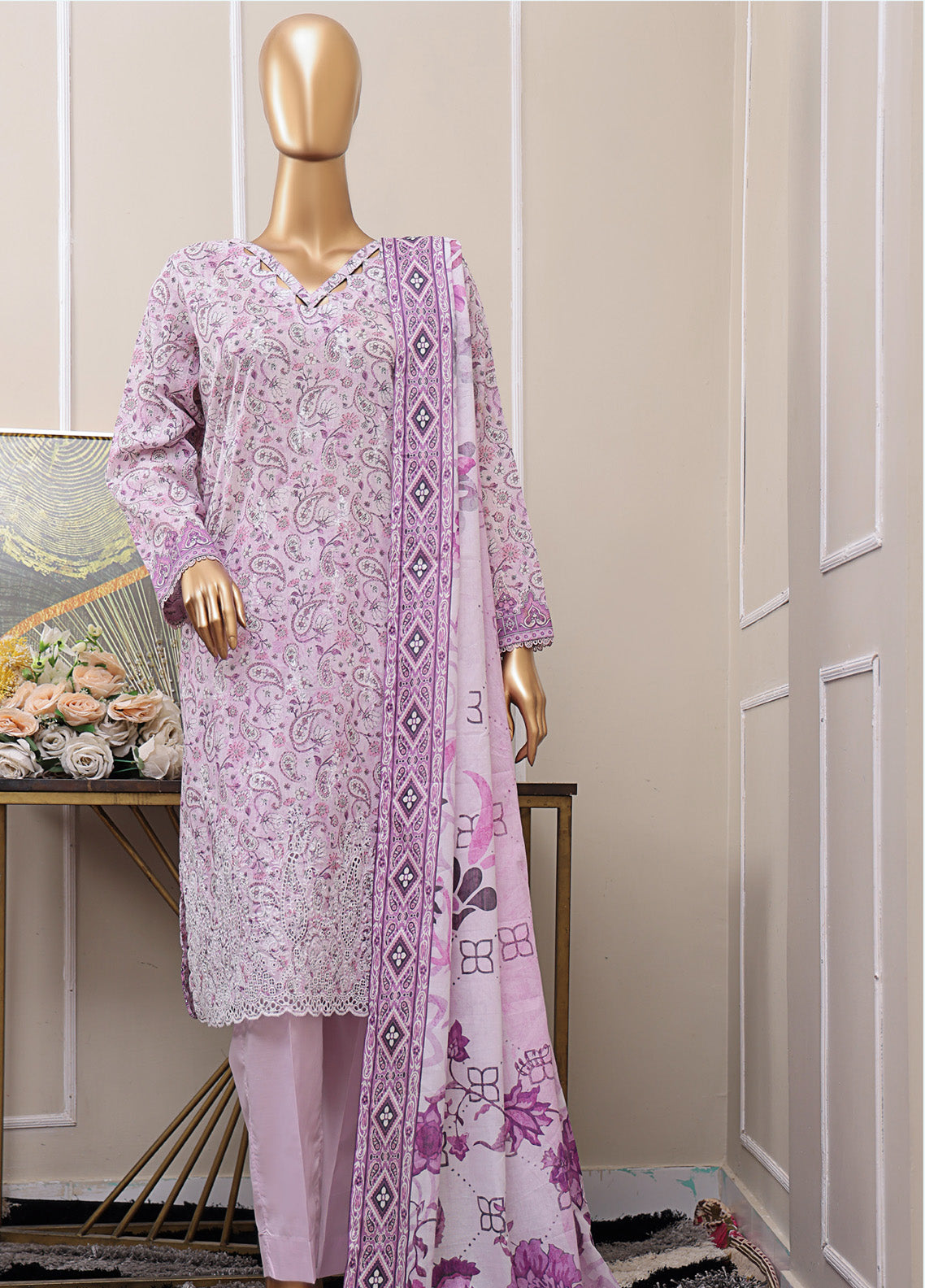 HZ Textile Premium Chikankari Embroidered Lawn 3 Piece Unstitched Suit HZ25PCPLD PCP-536 HZ Textile Premium Chikankari Embroidered Lawn 3 Piece Unstitched Suit HZ25PCPLD PCP-536