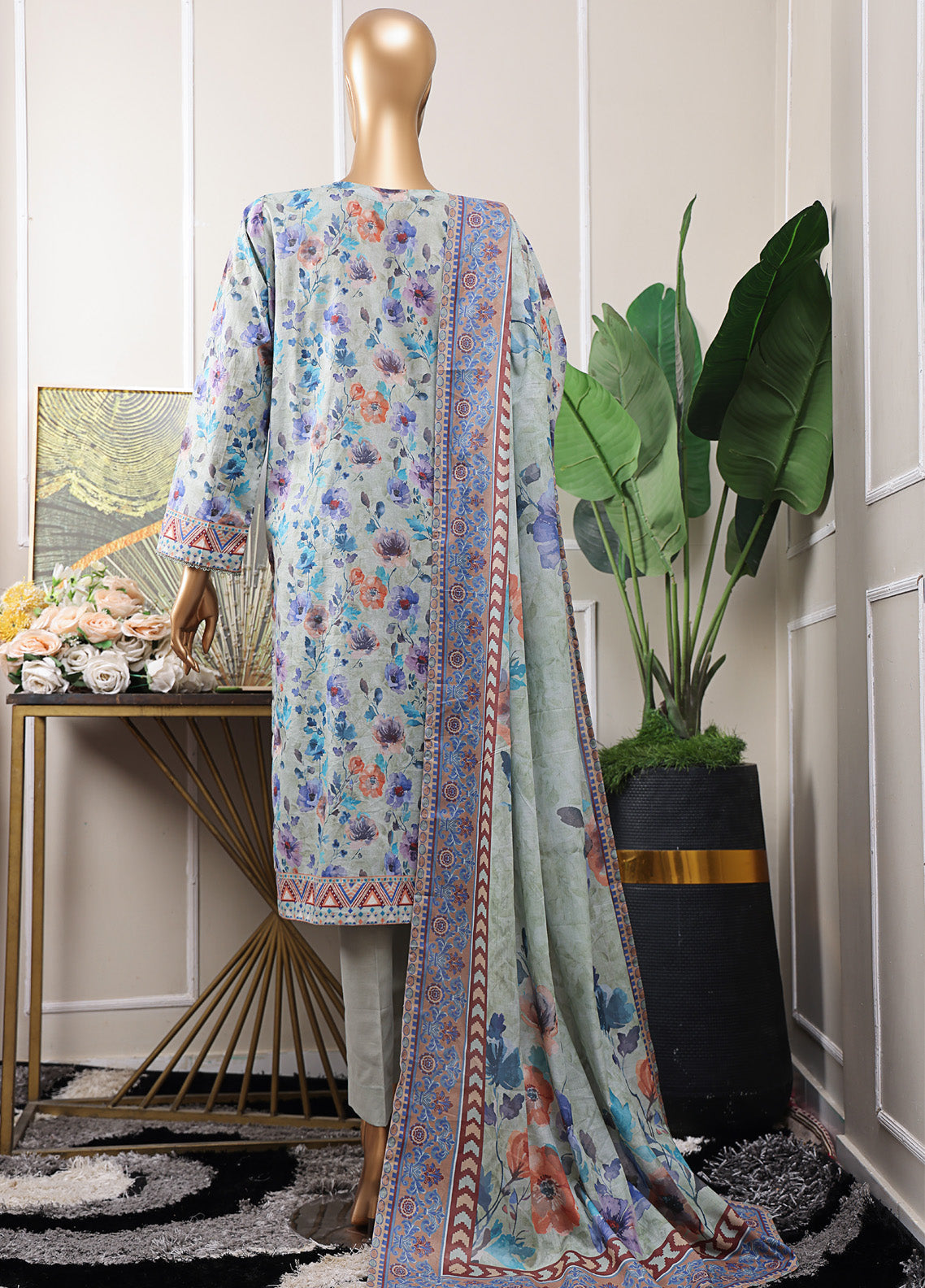 HZ Textile Premium Chikankari Embroidered Lawn 3 Piece Unstitched Suit HZ25PCPLD PCP-537 HZ Textile Premium Chikankari Embroidered Lawn 3 Piece Unstitched Suit HZ25PCPLD PCP-537