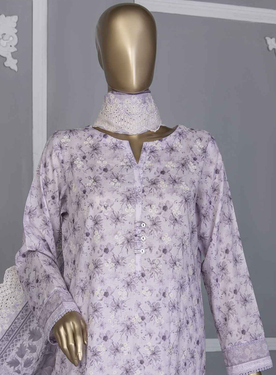 HZ Textile Premium Chikankari Lawn Piece Unstitched Suit HZ24PCL CEC-722 HZ Textile Premium Chikankari Lawn Piece Unstitched Suit HZ24PCL CEC-722