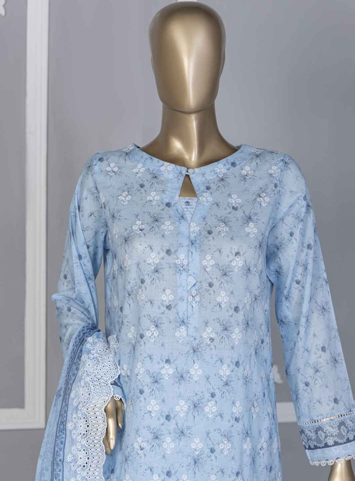 HZ Textile Premium Chikankari Lawn Piece Unstitched Suit HZ24PCL CEC-723 HZ Textile Premium Chikankari Lawn Piece Unstitched Suit HZ24PCL CEC-723