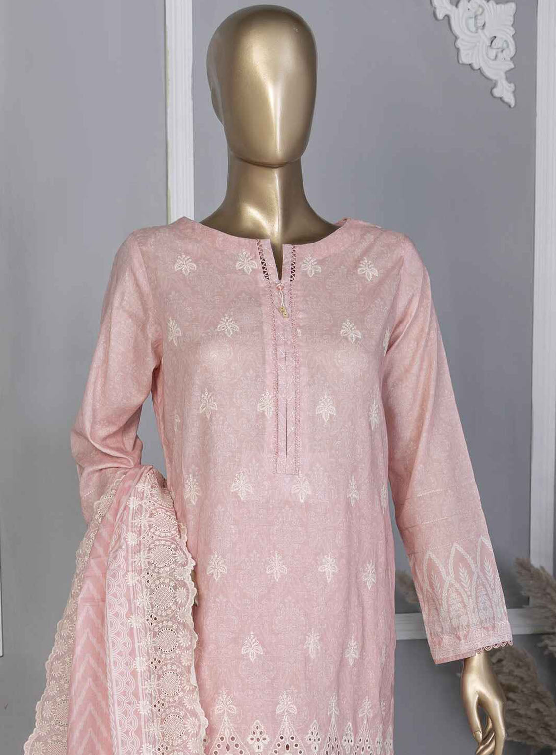 HZ Textile Premium Chikankari Lawn Piece Unstitched Suit HZ24PCL CEC-724 HZ Textile Premium Chikankari Lawn Piece Unstitched Suit HZ24PCL CEC-724