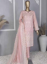 HZ Textile Premium Chikankari Lawn Piece Unstitched Suit HZ24PCL CEC-724