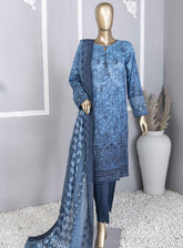 HZ Textile Premium Chikankari Lawn Piece Unstitched Suit HZ24PCL CEC-770
