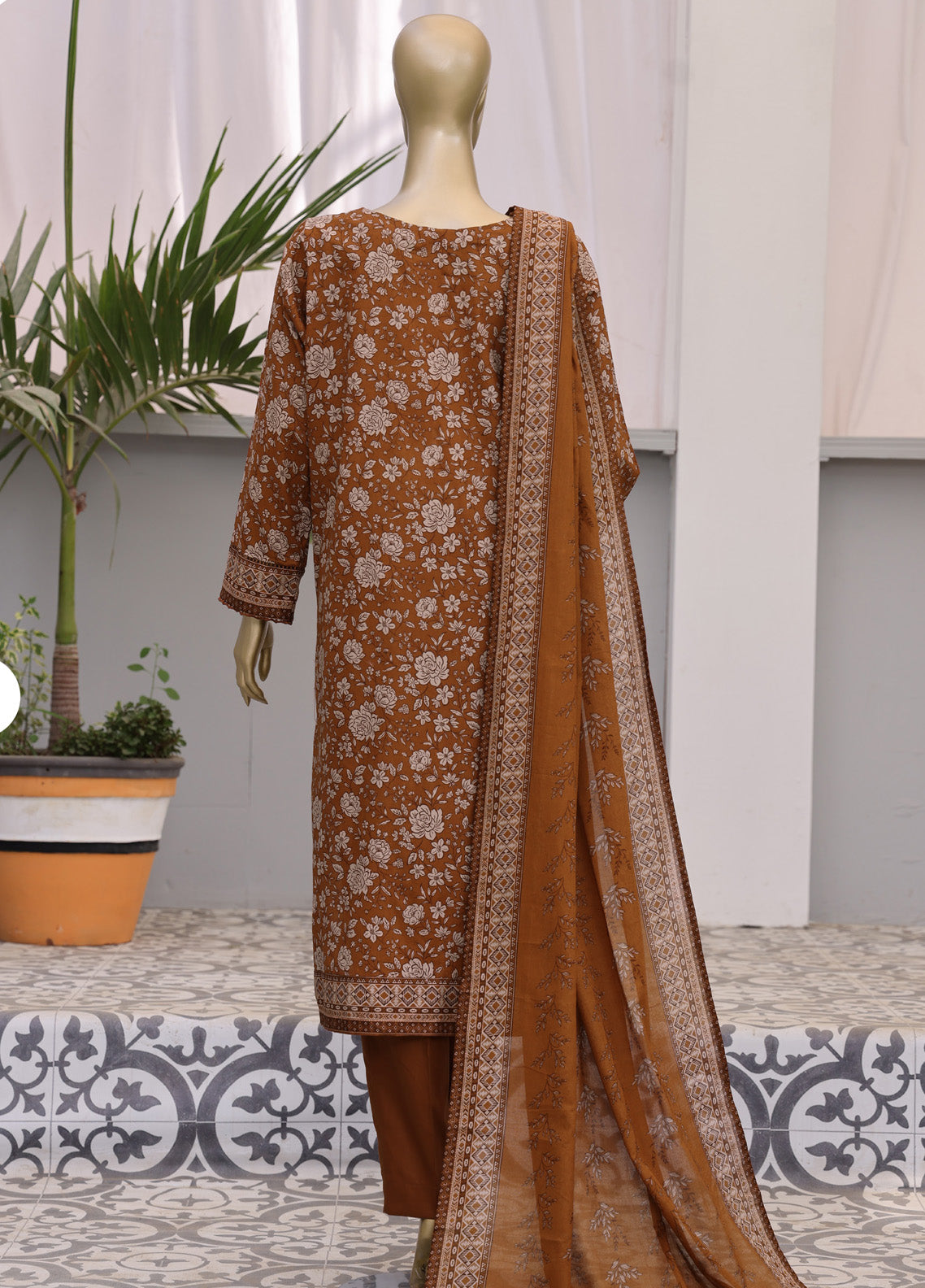 HZ Textile Premium Daily Wear Printed 3 Piece Unstitched Suit HZ25PDW D-101B HZ Textile Premium Daily Wear Printed 3 Piece Unstitched Suit HZ25PDW D-101B