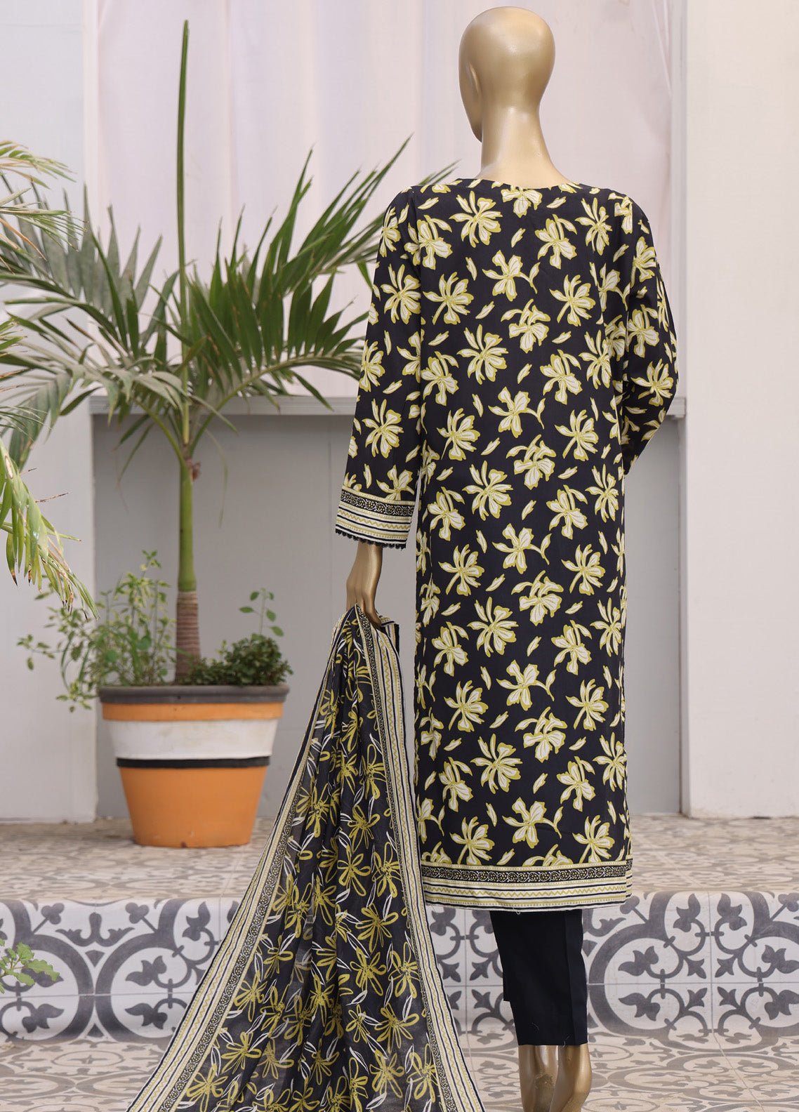 HZ Textile Premium Daily Wear Printed 3 Piece Unstitched Suit HZ25PDW D-102B HZ Textile Premium Daily Wear Printed 3 Piece Unstitched Suit HZ25PDW D-102B